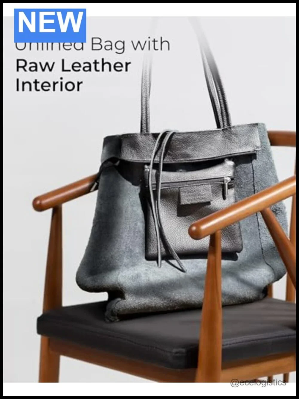 Italian Full-Grain Leather Tote Bag for Women Large Slouchy Purse